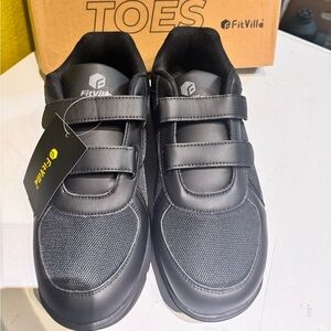 NIB FitVille Extra Wide 11EEW Shoes for Men with VelcroClosure